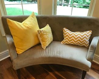 Curved loveseat (2 of 2)