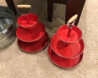Tiered trays