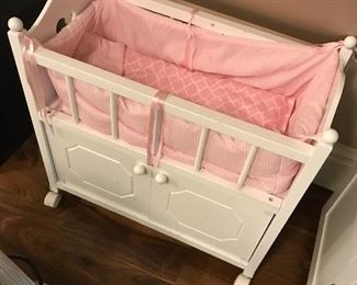 Miniature baby cradle