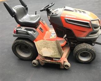 Husqvarna riding lawn tractor (in excellent condition)