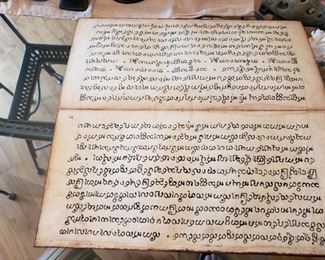 Burmese Buddhist Prayer handwriten book