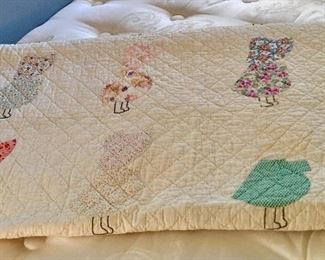 Sunbonnet Sue Quilt - Pennsylvania Circa 1930