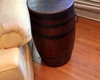 Whiskey Barrel with handles circa 1910