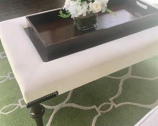 Tray coffee table by Bassett
