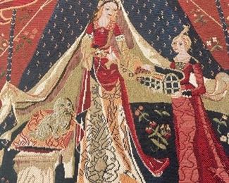 Framed tapestry