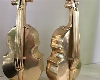 Brass bookends