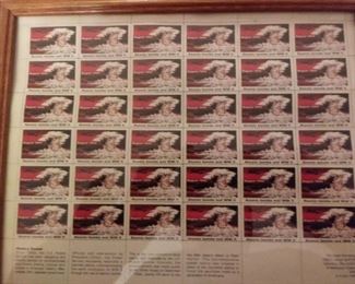 Atomic Bombs end WWII Stamps