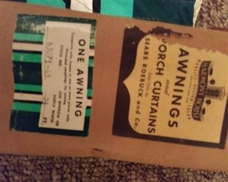 awnings, never opened many