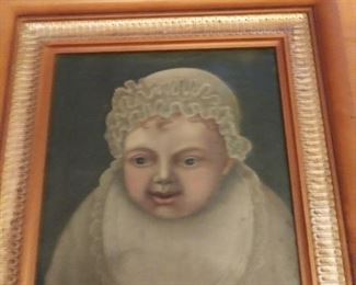 Happy Baby oil canvas painting