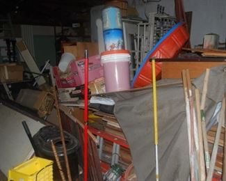 GARAGE / note the lumber