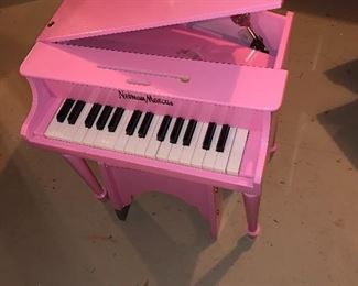 Childs baby grand plastic piano