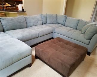 Beautiful grey blue sofa set