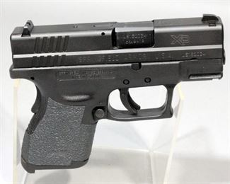 Springfield Armory Model XD-9 Sub-Compact Pistol, 9mm, SN# US152034 with Original Reloader, Holster, Mag Holder, 2 Mags in Hard Case