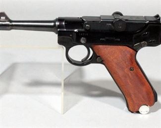 Stoeger Luger Pistol, .22LR, SN# 14314 with 2 10-Round Mags and Period Correct Leather Holster