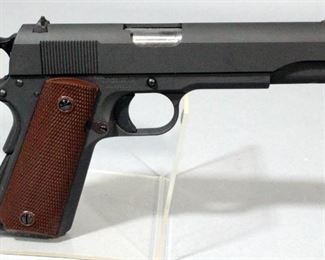 Auto Ordnance Corp. Model 1911 A1 U.S. Army Pistol .45ACP, SN# A0A25914 With 2 Mags and Soft Case