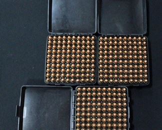 9mm FMJ Bulk Ammo, Approximately 300 Rounds In MTM Case-Gards, Local Pick-Up Only