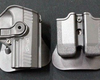Walther Hard Plastic Holster and Mag Holder