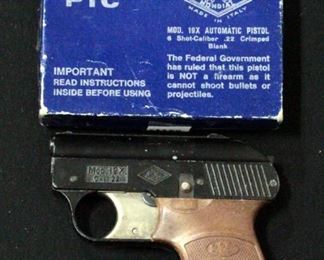 Pic Model 19x Blank Starter Pistol for .22 Crimped Blanks, Original Box