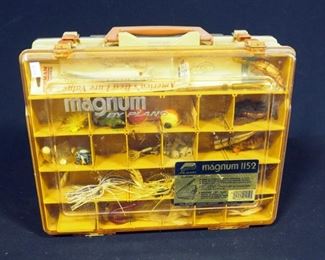 Plano Magnum 1152 Double-Sided Tackle Box with Lures, Hooks, Bobbers and More