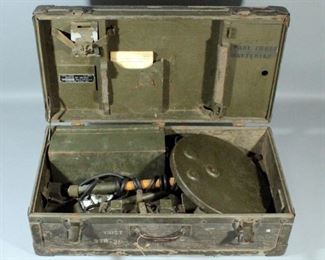 U.S. Army Signal Corps Mine Detector Set SCR-625-H, In Crate, With Instructions