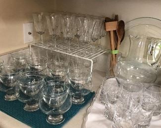 Shrimp cocktail set
Crystal glasses