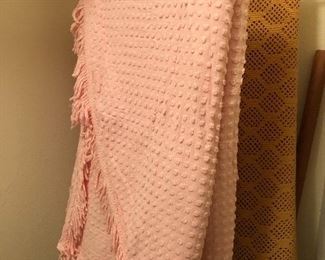Chenille bedspread
