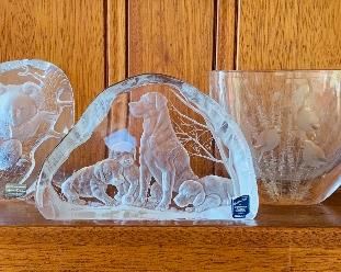 Orrefors and Daum crystal