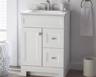 Sedgewood 24-1/2 in. W Bath Vanity in White