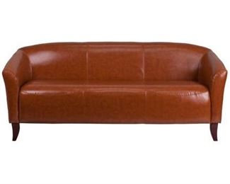 Flash Furniture HERCULES Imperial Series Leather Sofa, Black