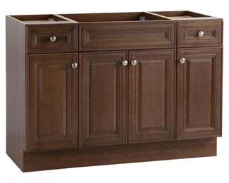 Glensford 48 in. W x 22 in. D Bathroom Vanity Cabinet in Butterscotch