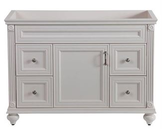 Annakin 48 in. W x 34 in. H x 22 in. D Bath Vanity Cabinet Only in Cream
