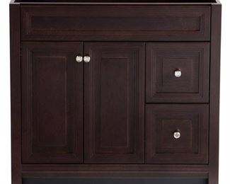 Brinkhill 36 in. W x 34 in. H x 22 in. D Bath Vanity Cabinet w/ Vanity Top