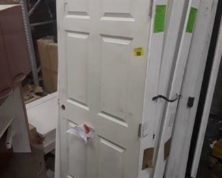 3 White Doors w/ Frame