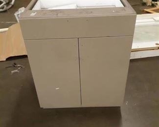 31"x39"x31" Grey Cabinet W/ Drawer .