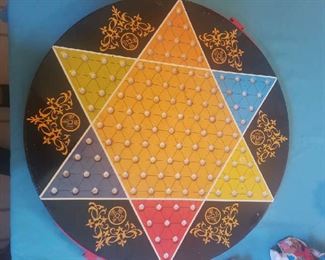 Vintage Chinese Checker Set