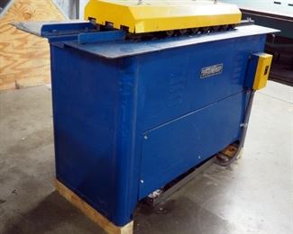 Lockformer 16 Gauge Pittsburgh Roll Former, Serial #8208, 36" x 59" x 27"