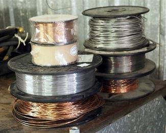 Mig Solid Welding Wire Assorted Types, 4 Partial Spools And 2 Full Spools