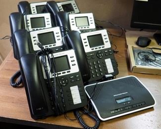 Grandstream Multi Line IP Phones Model #GXP2130, Qty 7