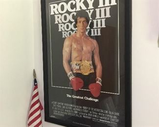"Yo Adrienne its a Rocky III poster"