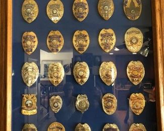 Obsolete Police badge collection