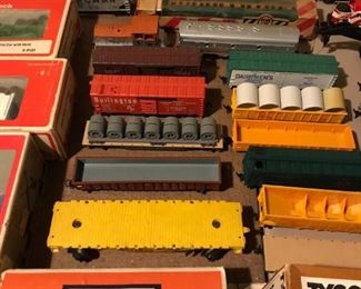A closer look at some of the model trains.