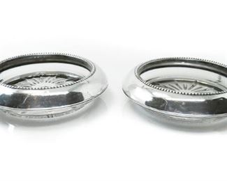 FRANK WHITING STERLING SILVER COASTERS