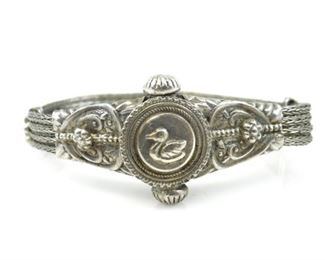 RAJASTHAN STERLING SILVER ETHNIC TRIBAL BRACELET
