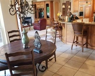 Kitchen.  Table has 6 chairs