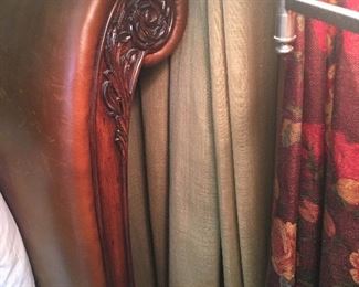 Sleigh Bed carving. JPG