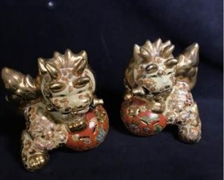 A053Pair of Lucky Foo Dogs