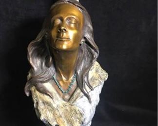 A054 Ralph Roybal Bronze Spirit Figure