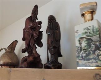 carved wood figures