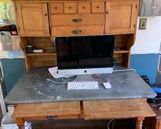 Maple bakers table/ hoosier