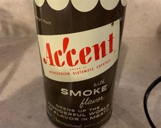 accent can vintage never opened 